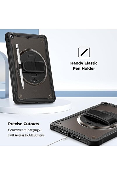 HYX Rugged Case for iPad 10.2 (7th/8th/9th Gen) - Black