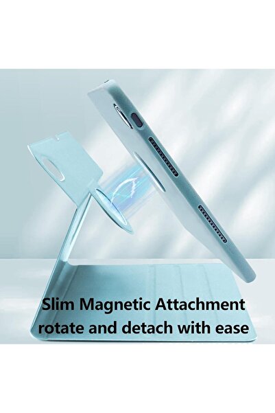 erorex جراب دوار لجهاز Honor Pad 9 مقاس 12.1 بوصة مع حامل قلم مدمج وحافظة مغناطيسية قابلة للفصل 360 درجة