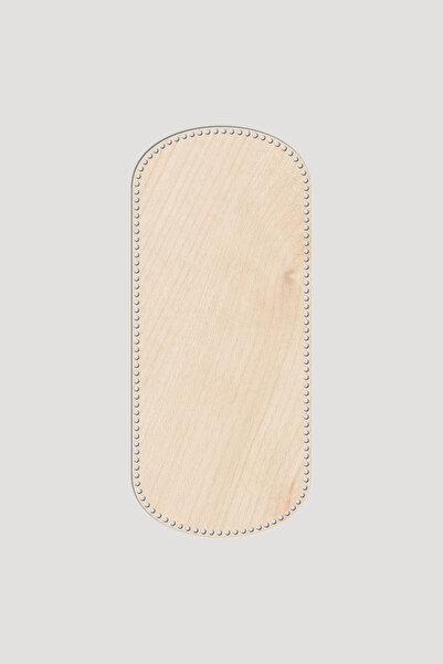 Lucena Ξύλινος Ορθογώνιος Οβάλ Καλάθι Δίσκος Βάσης 35x65 cm 1 Τεμάχιο Αξιολάτρευτο ξύλο 3mm