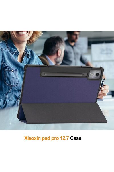 erorex Compatible With Lenovo Idea Tab Pro 12.7 Inch Tri-Fold Smart Tablet Case, Protective Back Shell…