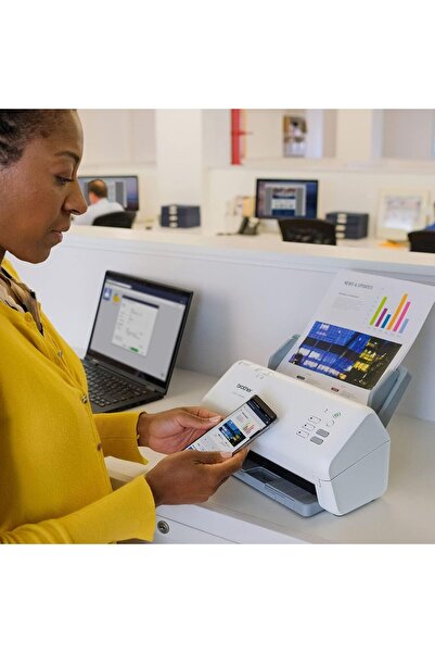 Brother ADS-4300N Professional Desktop Scanner with Fast Scan Speeds, Duplex, and Networking