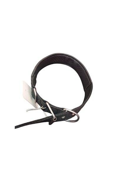 Vision XXI Zgardă din poliester cu protecție pentru gât din vinil, Vision XXI, neagră, 4 cm, reglabilă 47-57 cm