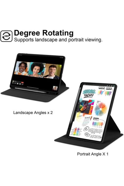 erorex Case Compatible With Honor Pad 9 12.1 Inch 2024 Cover, Clear Acrylic Multi-Angle Hard Pc Case With…