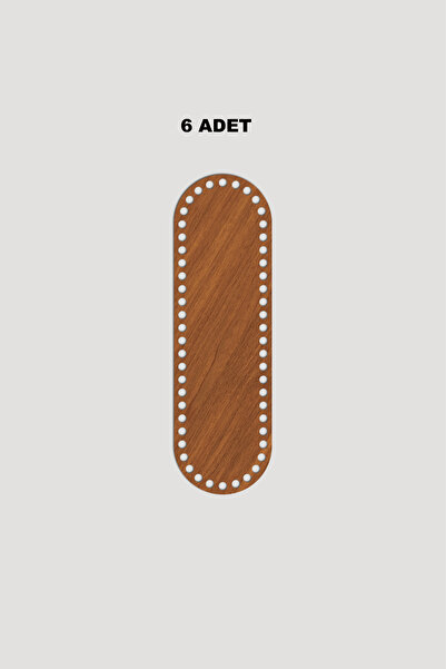 Lucena Дерев'яна прямокутна овальна корзина з кутовими краями, дно 13x23 см, ...