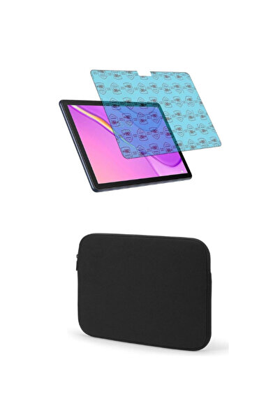 GLASOR General Mobile E-Tab 20 10.1" Uyumlu Tablet Kılıfı Çantası ve 9H Nano ...