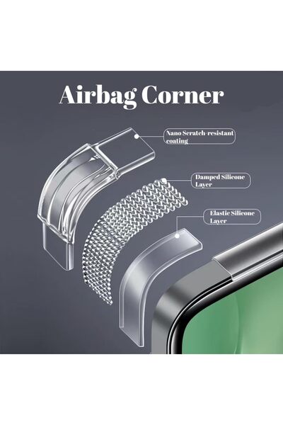 007 Vurtboly Transparent Protective Case for Honor Magic Pad 2 12.3 inch (2024) — Airbag Shockproof Sl