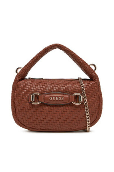 Guess Γυναικεία Τσάντα Χειρός Καφέ HWWG9530730