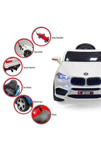 Cozibo Akar Oyuncak BLADE 12 Volt Uzaktan Kumandalı Akülü SUV Çocuk Arabası