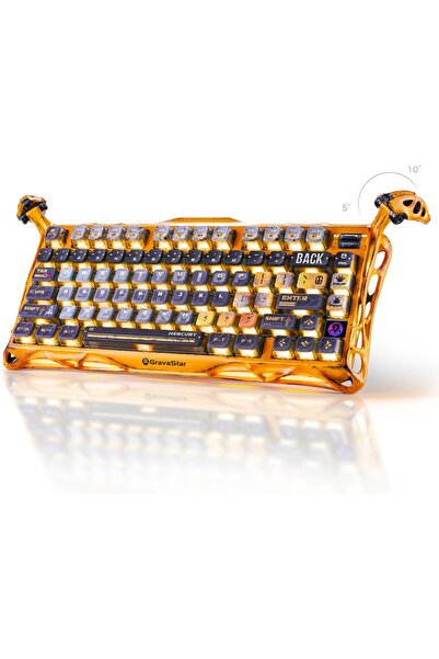 Gravastar Mercury K1 Pro Wireless Gaming Keyboard, 75% Mechanical Keyboard, H...