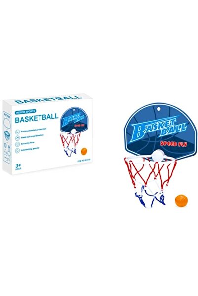 Vision XXI Set Mini Coș de Baschet cu Minge de Plastic 5 cm, Vision XXI, 18x13x24 cm