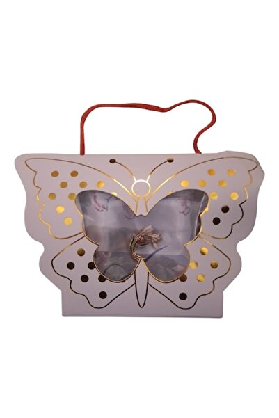 Vision XXI Set Cadou Martisor Brosa Cu Esarfa 30x130cm, Cutie Tip Fluture, Multicolor