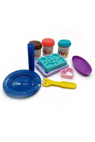 Vision Plasticine set, 5 containers of 150gr, with accessories and modeling molds,