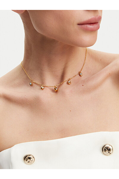 Guess Γυναικείο Χρυσό Κολιέ JUBN05185JW