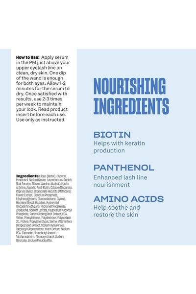 Babe Original Babe Lash Serum - Fuller & Longer Looking Eyelashes, Clear Essential Serum for Natural