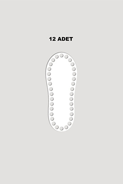 Lucena Ξύλινη Βάση Δίσκου Καλαθιού Ελλειπτική 8x20 cm 12 Τεμάχια Λευκό 3mm