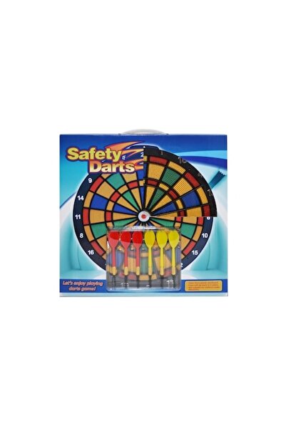 Vision XXI Joc Darts 35x36 cm, Cu 6 Sageti De 12 cm Cu Varf Din Plastic,
