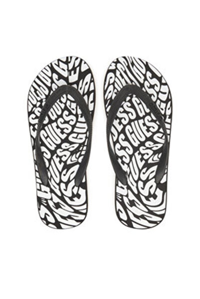 Guess Ανδρικές Σαγιονάρες Μαύρες F5GZ07BB00H