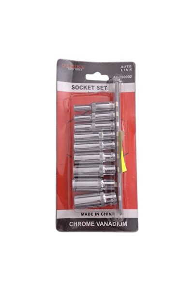 Vision XXI Socket Wrench Set Cr-V, 9 Pieces / Set, 5mm to 13mm,