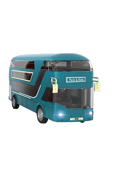Vision XXI Autobuz londonez etajat de jucărie, Die Cast XL, scară 1:87, 20 cm...