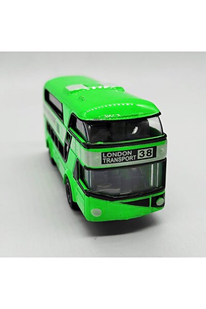 Vision Toy Bus, Die Cast Modern City, 10 cm, Metal, Green, XXI