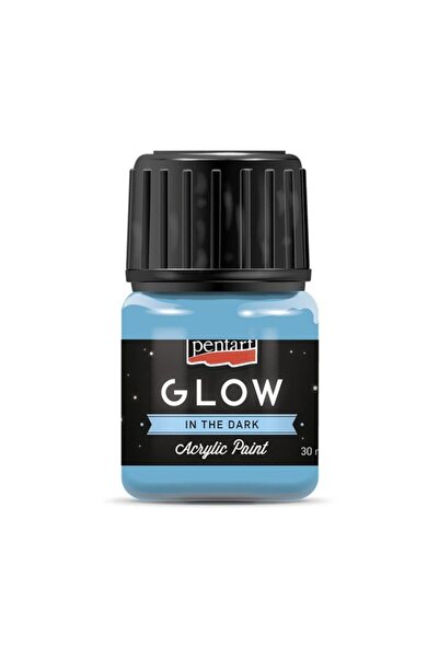 Pentart يتوهج في الظلام أزرق 30 مل