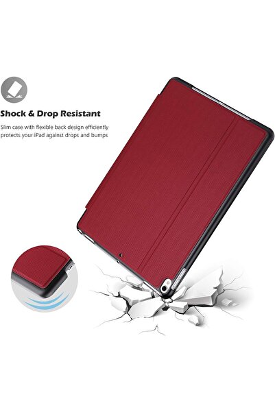PROCASE iPad Air 3 / iPad Pro 10.5 Inch Slim Folio Case - Red