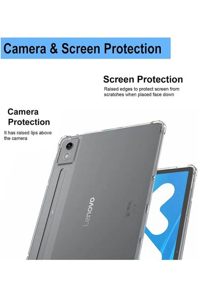 erorex Case Compatible With Lenovo Idea Tab Pro 12.7Inch 2025 Cover,Advanced Airbag Drop Protection, Clear…