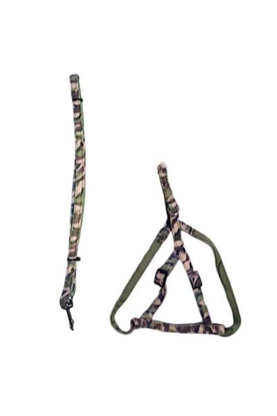 Vision XXI Ham reflectorizant cu lesă, Vision XXI, model de camuflaj verde, r...