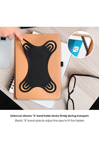 erorex حافظة عالمية للأجهزة اللوحية مقاس 9-10.1 بوصة، غطاء واقٍ مع حامل لجهاز 9 10 10.1 بوصة يعمل بنظام أندرويد...