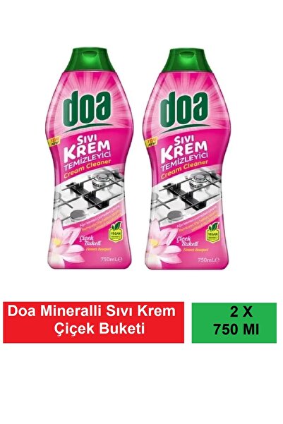 Doa Sıvı Krem Mineralli Çiçek Buketi 750 Ml Vegan x 2 Adet