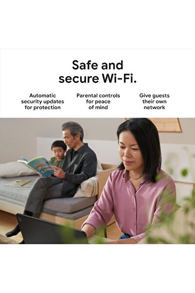 Google Nest Wifi Pro Wi‑Fi 6E - Mesh Router - 3 Pack - Snow GA03690-US