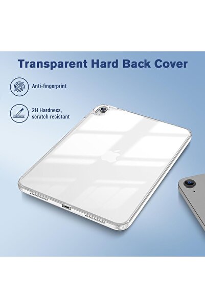 PROCASE Clear Slim Anti-Yellow Back Cover for iPad 11" (A3354/A3355/A3356) & iPad 10.9" (A2696/A2757