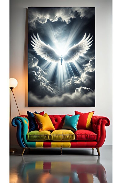 özkacar RAISING ANGEL V2 Home Wall Salon Salon de înfrumusețare Birou Magazin...