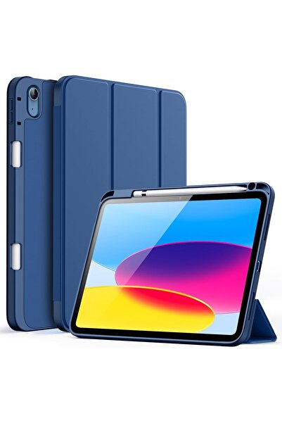 JETech Case for iPad 10 (10.9-inch, 2022) with Pen Holder, Slim TPU Soft-Back Cover, Auto Sleep/Wake