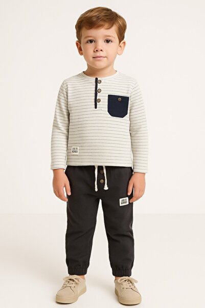 SeaBubbles Striped Boy's Set