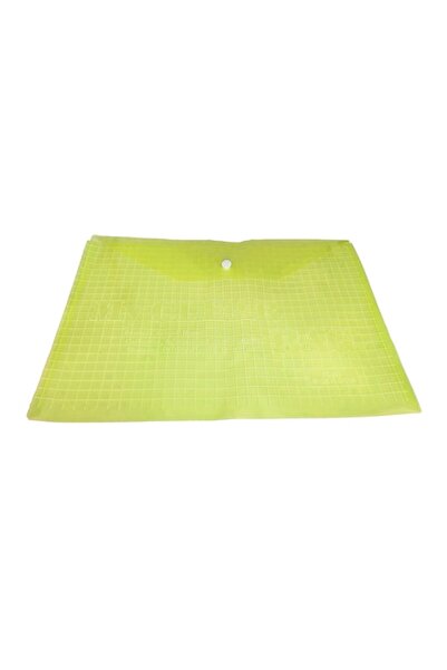 Vision Set of 10 plastic folders A4, Vision, 100 microns, with staple, yellow