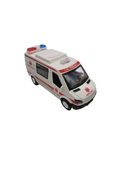Vision XXI Toy Ambulance Vision XXI, 4688B, with lights and sounds, bump and go motor, 21cm