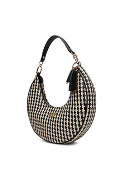 Guess Γυναικεία Τσάντα Χειρός Λευκή, Μαύρη HWWG9631020