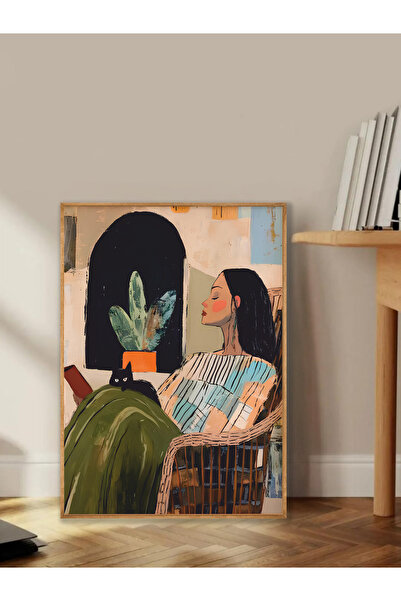 Tuba Decor Tablo dintr-o singură bucată cu rame din lemn pentru sufragerie, sufragerie, bucătărie