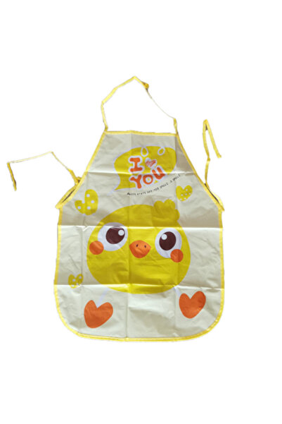 Vision XXI Șorț de pictură, Vision XXI, galben, 48x38cm, material PVC