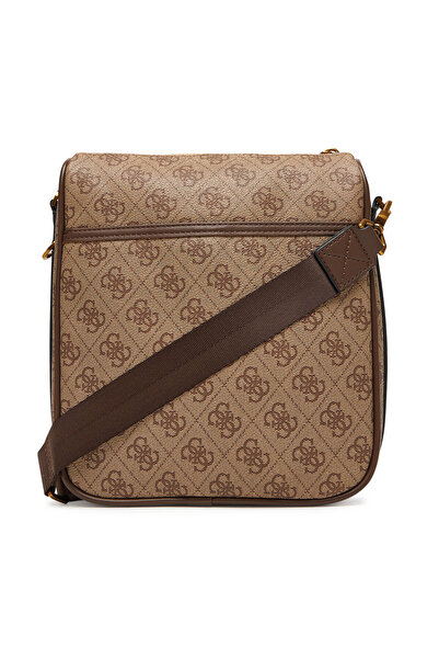 Guess Ανδρική Καφέ Τσάντα HMMILOP5417