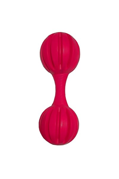 Vision XXI Gantera de cauciuc cu clopoțel, Vision XXI, roz, 14 cm