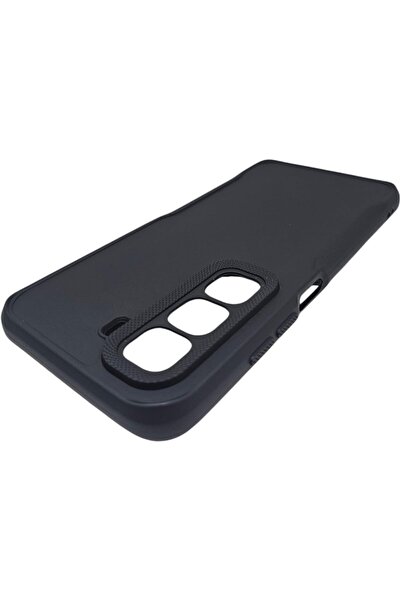 erorex Silicone Back Cover For Infinix Hot 50 Black