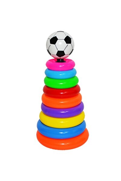 Vision Pyramid Toy with Rings, 28x14 cm, Ball