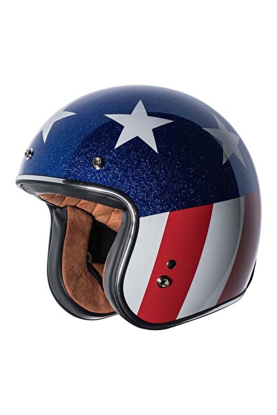 TORC T-50 Del Mar Captain Vegas Açık Motosiklet Kaskı Beyaz