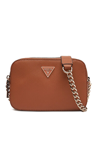 Guess Γυναικεία Τσάντα Χειρός Καφέ HWZG9672140