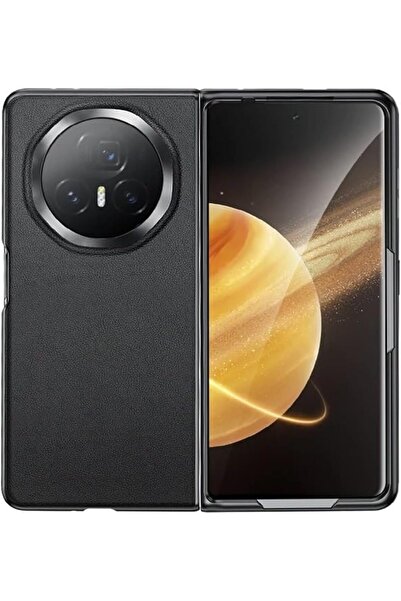 erorex جراب جلدي متوافق مع هاتف Honor Magic V3 5G، غطاء هاتف قابل للطي بإطار من البولي كربونات المطلي بالكهرباء غير اللامع