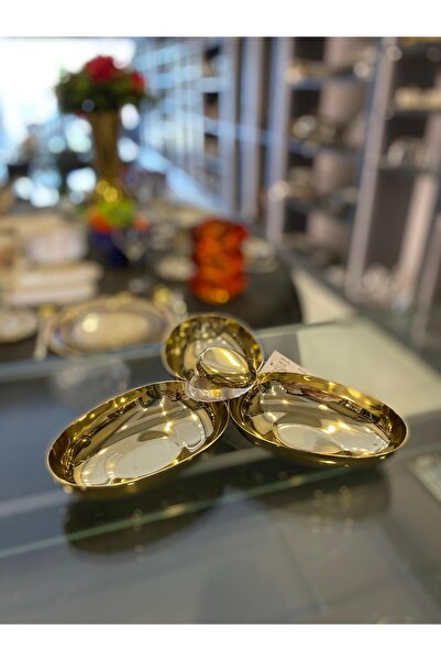 Lucian Design VİTALE VOLKAN GOLD ÇEREZLİK 3LÜ