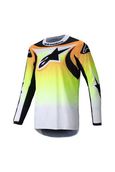 Alpinestars Fluid Wurx Kros Motosiklet Jerseyi Sarı Siyah