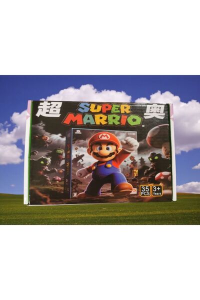 Vision XXI SUPER MARIO PIXELCUBES World Pack – Magnetic Building Set, 35 Large Pieces